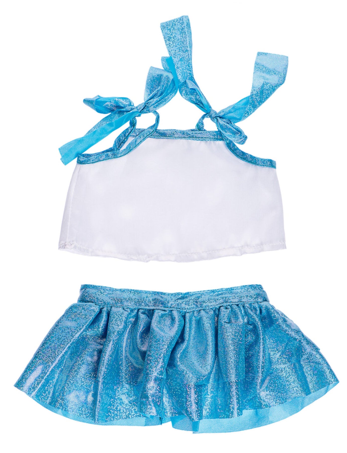 Blue Sparkle Shirt & Skirt