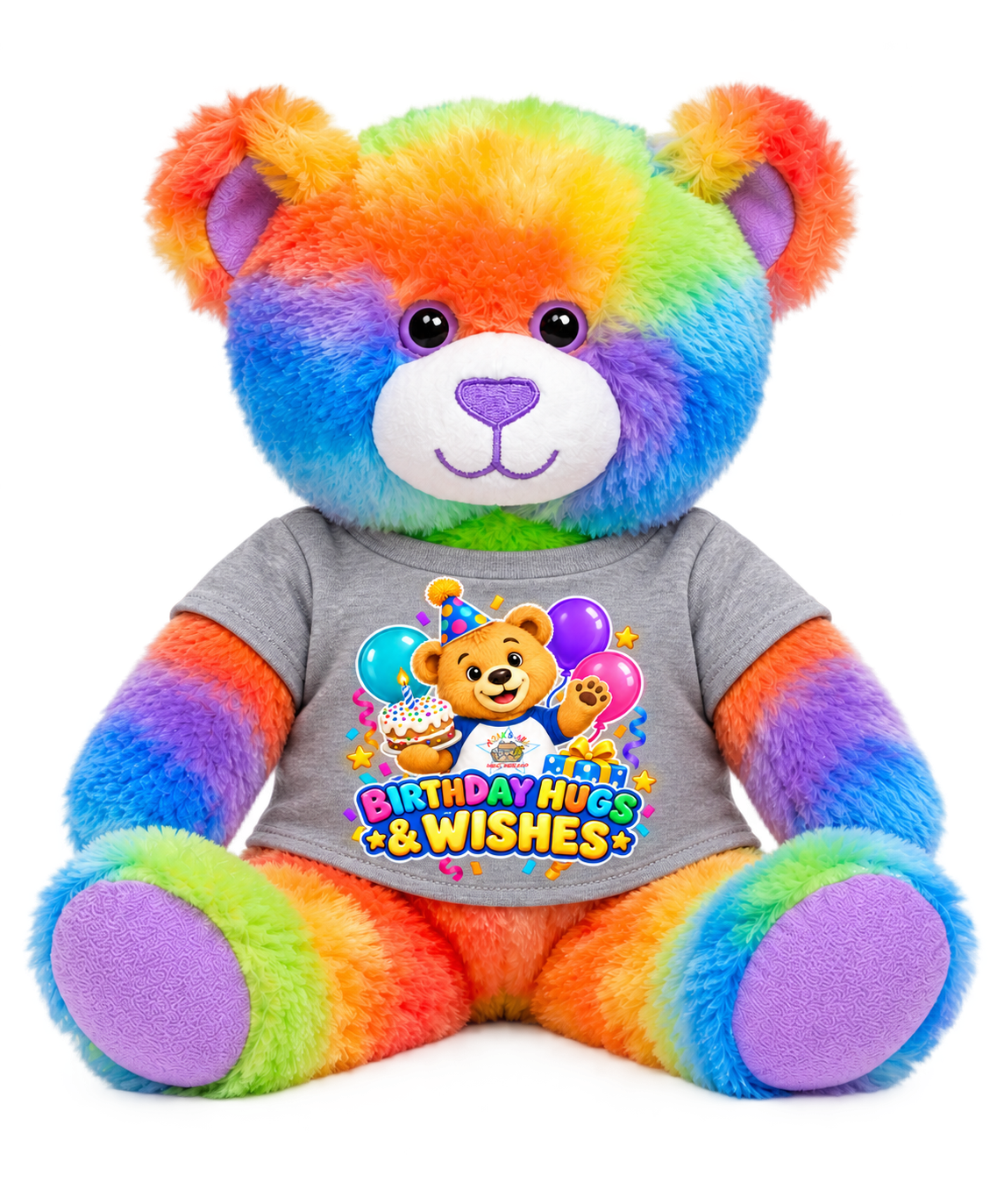 Birthday Hugs & Wishes Teddy Tee