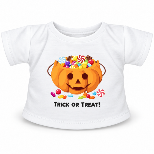Trick or Treat Pumpkin Teddy Tee