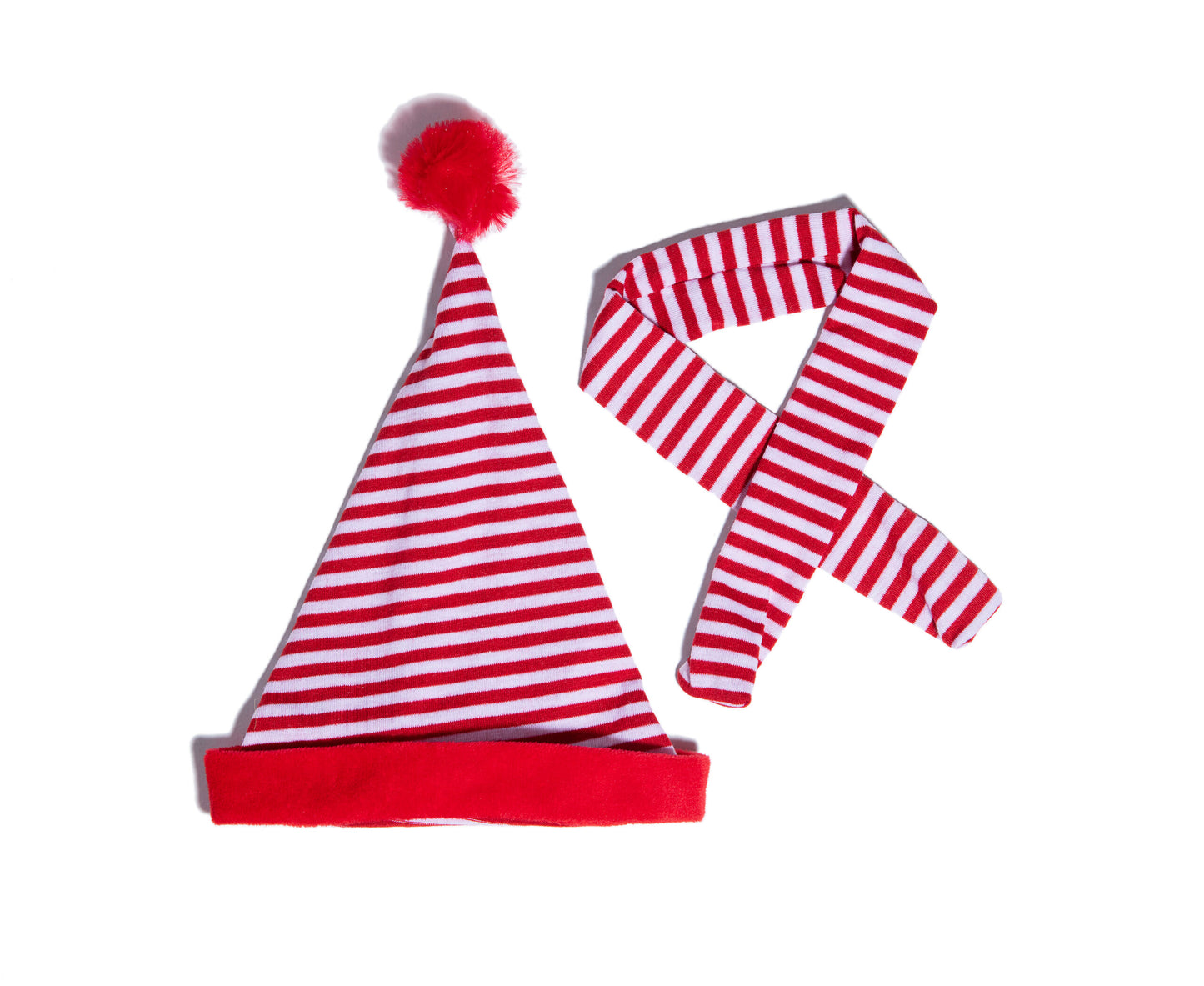 Red and White Stripe Hat