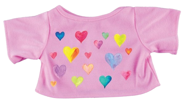 Candy Hearts Teddy Tee