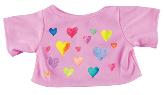 Candy Hearts Teddy Tee