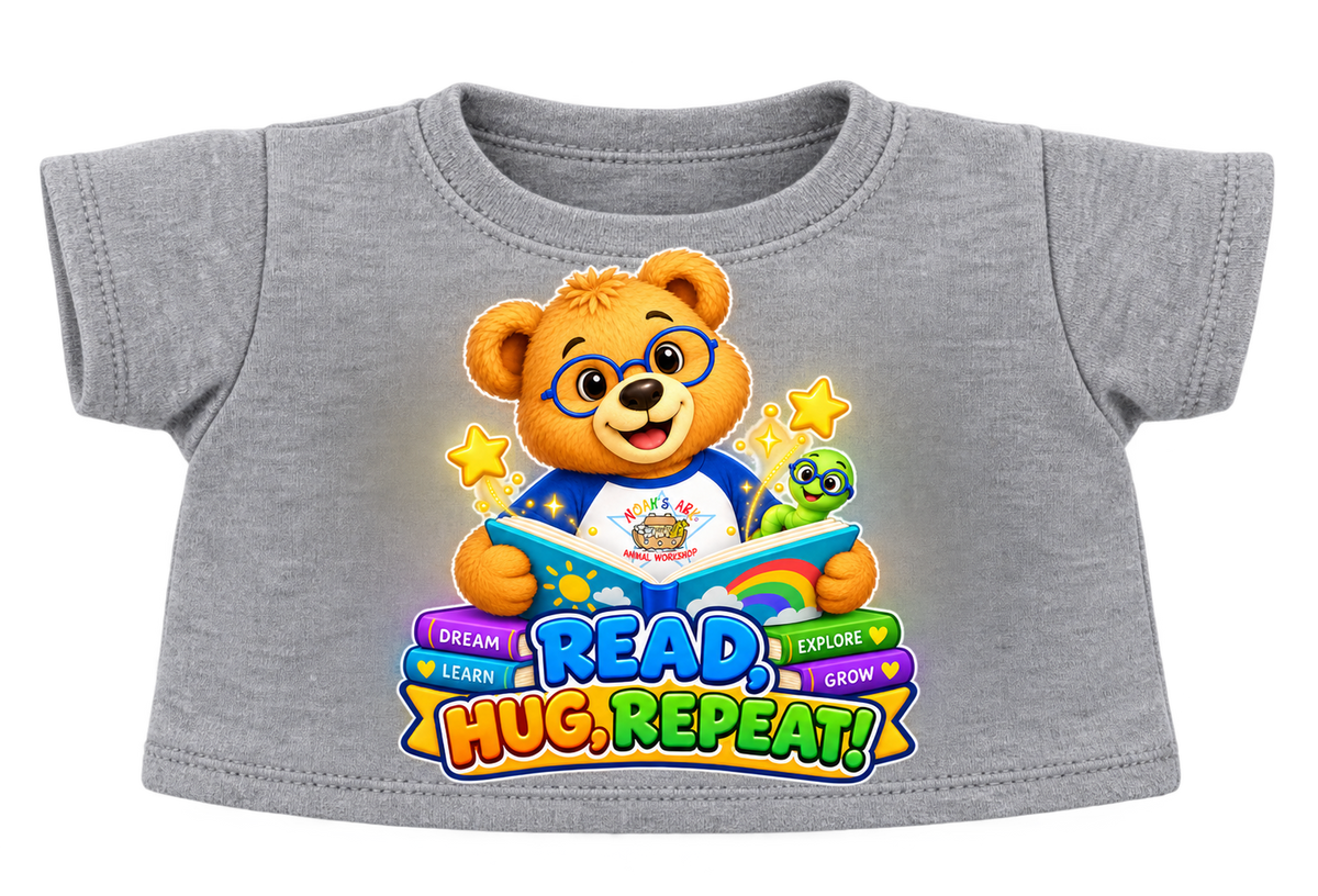 Read, Hug, Repeat! Reading Buddy Teddy Tee