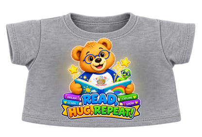 Read, Hug, Repeat! Reading Buddy Teddy Tee