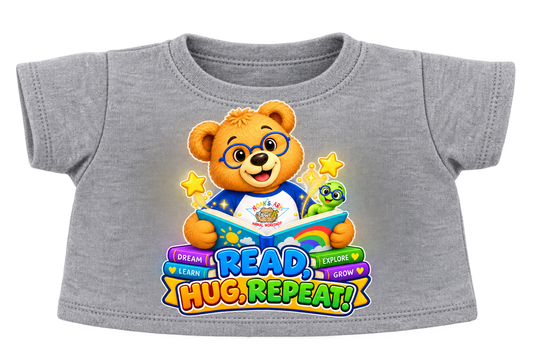 Read, Hug, Repeat! Reading Buddy Teddy Tee