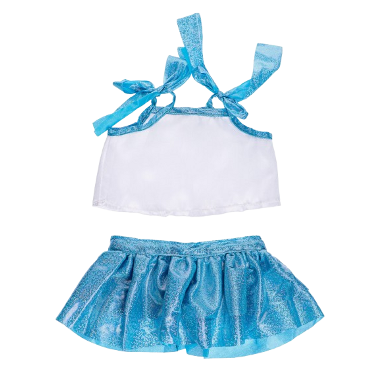 Blue Sparkle Shirt & Skirt