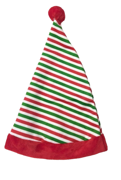 Red,White & Green Stripe Hat