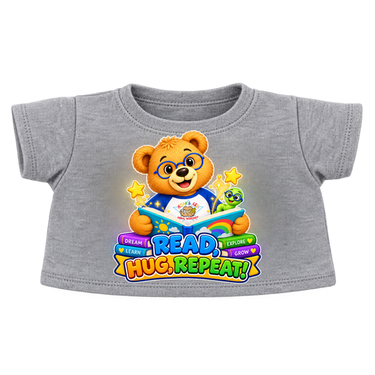 Read, Hug, Repeat! Reading Buddy Teddy Tee