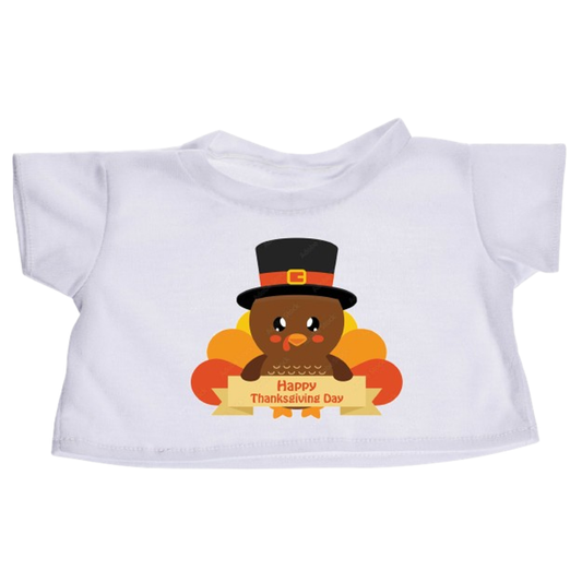 Thanksgiving Turkey Teddy Tee